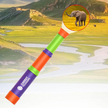 Retractable Focusing Telescope For Children - 8X Hd Random Colour-1915196960864866305