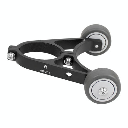 Foldable Auxiliary Wheel Bracket For Electric Scooters - Compatible With Xiaomi Ninebot And More - Black-1964932200717750276