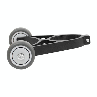 Foldable Auxiliary Wheel Bracket For Electric Scooters - Compatible With Xiaomi Ninebot And More - Black-1964932200717750277