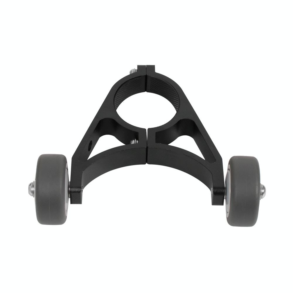 Foldable Auxiliary Wheel Bracket For Electric Scooters - Compatible With Xiaomi Ninebot And More - Black-1964932200717750278