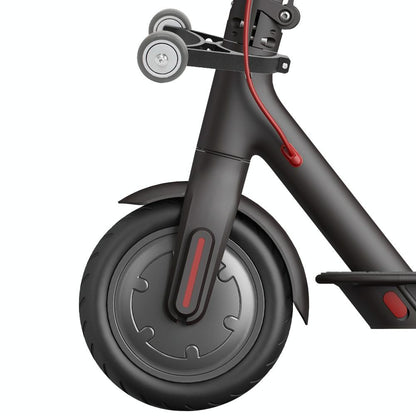 Foldable Auxiliary Wheel Bracket For Electric Scooters - Compatible With Xiaomi Ninebot And More - Black-1964932200717750281