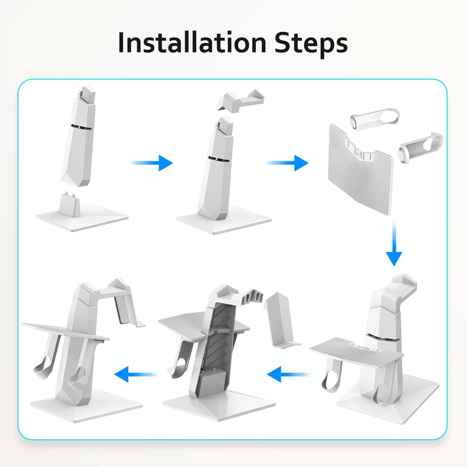 Universal Vr Headset Stand For Apple Vision Pro And Meta Quest 3 2-1922443402440478726