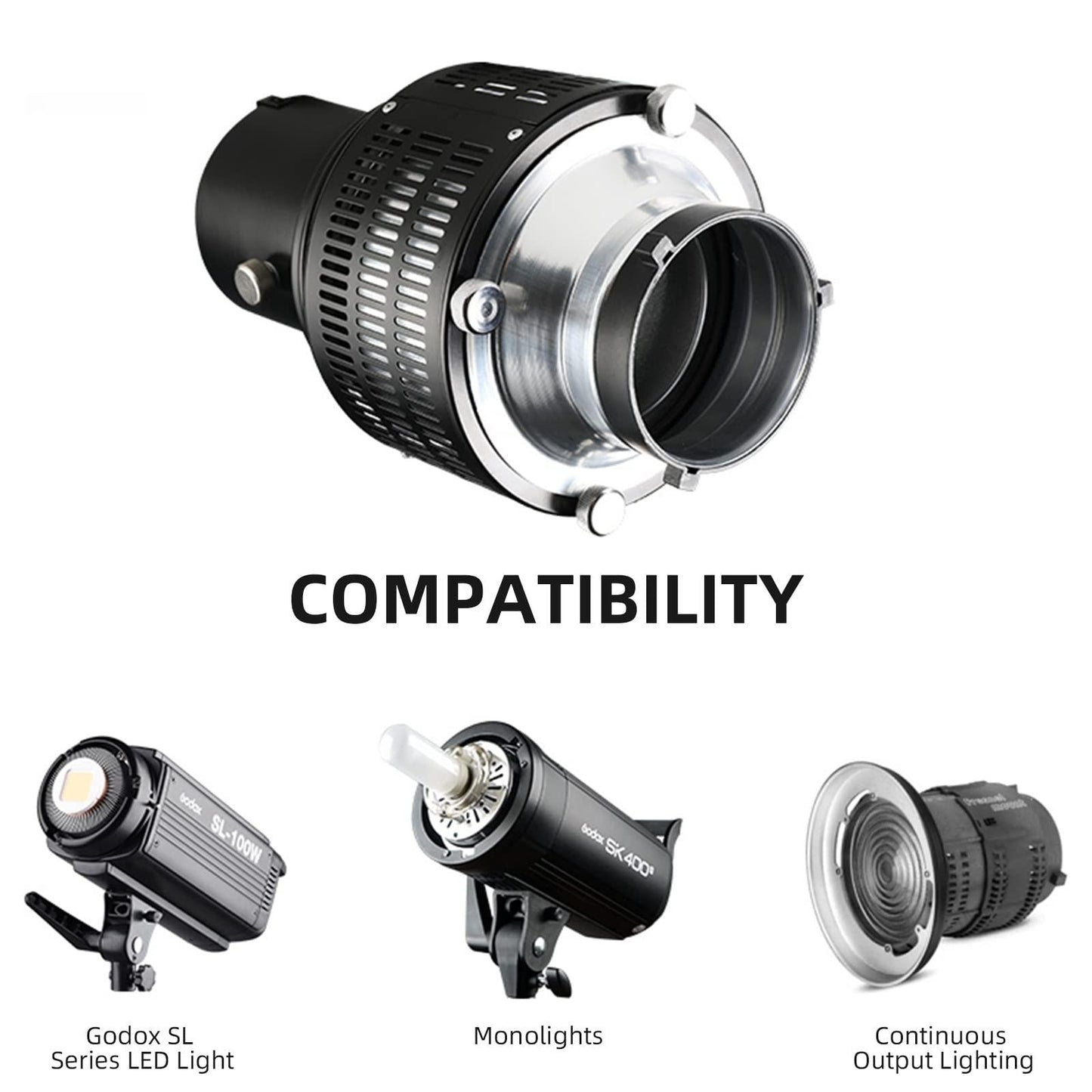 Optical Snoot For Bowens Mount Flash - Studio Accessory-1915198376090144771