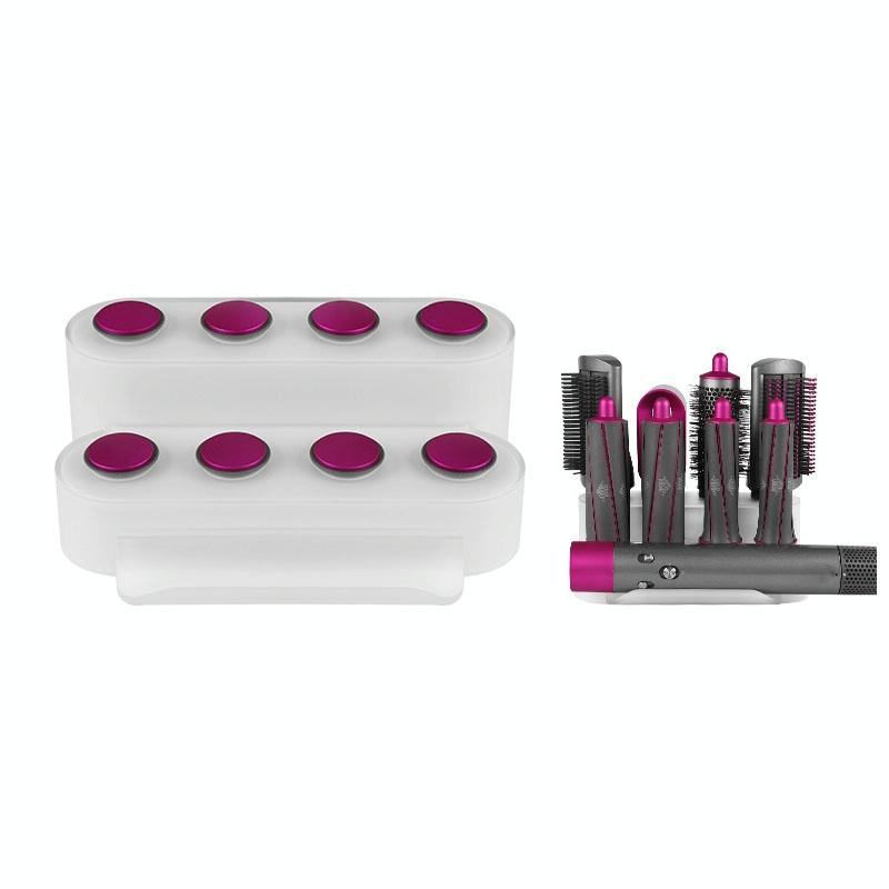 8-Attachment Dyson Airwrap Storage Rack In Rose Red-1915196901100228608