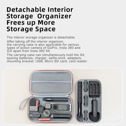 Amagisn Storage Bag For Insta360 X4 - Protective Clutch Case-1922443450435899397