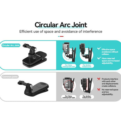 Universal Magnetic Backpack Mounting Bracket - Quick Release-1915197601536413702