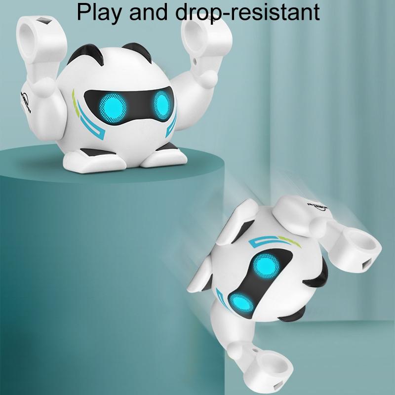 Intelligent Sound Control Dancing Robot - Tumbling & Crawling Toy-1964932340891389957