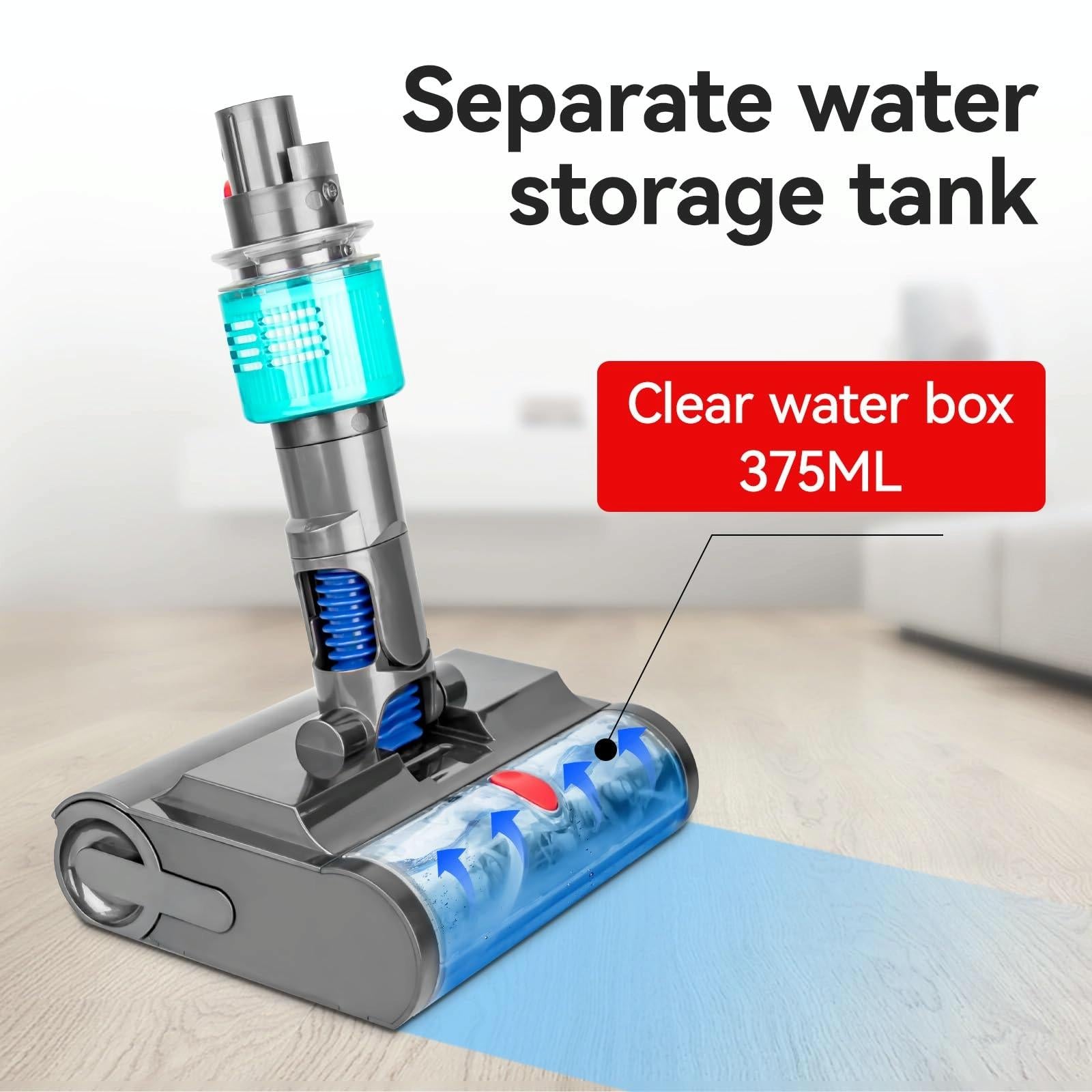 Versatile Wet / Dry Mopping Head For Dyson Vacuums-1922443388314062850