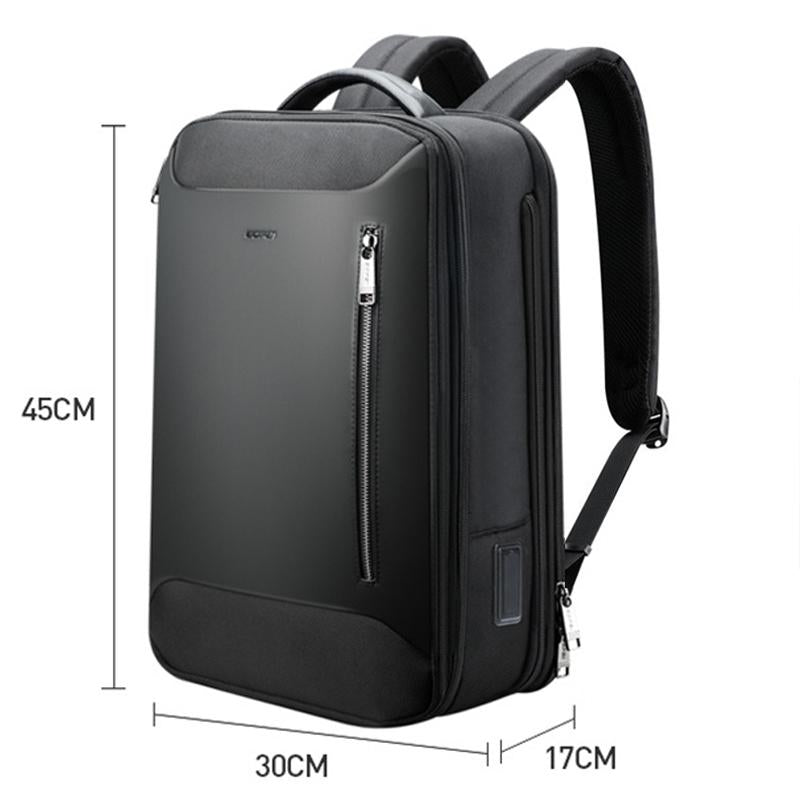 Waterproof Laptop Backpack With Usb & Type-C Port - Large Capacity Black-1915196909652414470