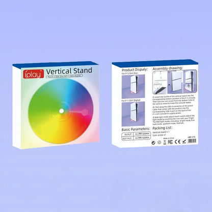 Vertical Storage Bracket For Ps5 Slim - Simple Rgb Colourful Transparent-1915196916178751496