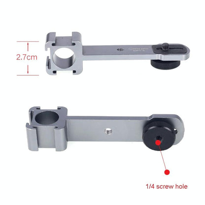 Three-Headed Hot Boot Adapter For Gimbal With Led Mic Mount-1915197575703695363