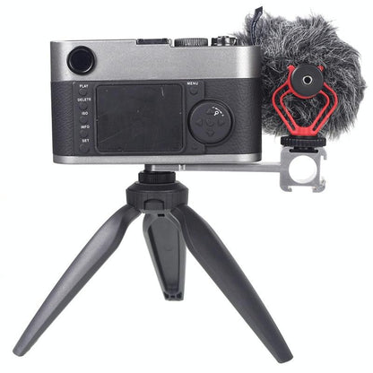 Three-Headed Hot Boot Adapter For Gimbal With Led Mic Mount-1915197575703695365