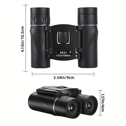 High-Power Mini Binoculars For Low-Light Night Vision 8X21-1915198326479917058