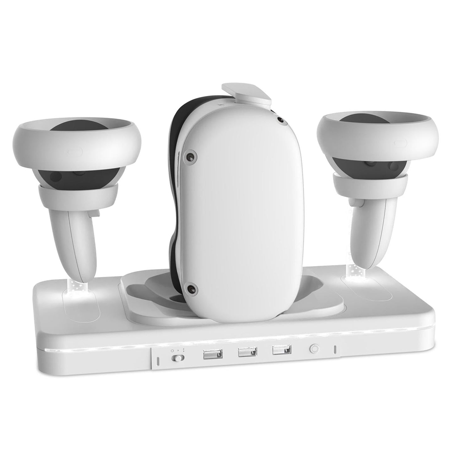 Meta Quest 2 Wireless Vr Charger With Colourful Base-1915196873656897536