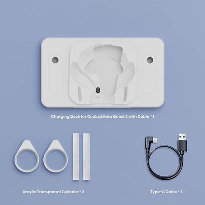 Meta Quest 2 Wireless Vr Charger With Colourful Base-1915196873656897538