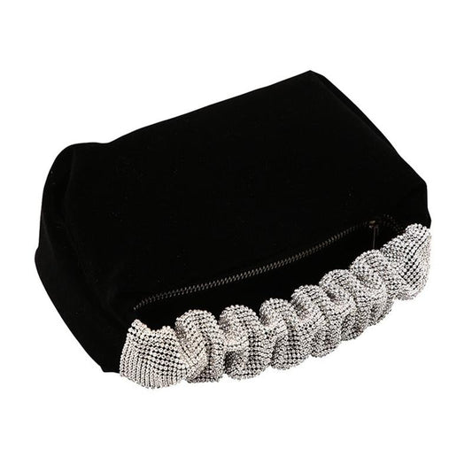 Black Evening Clutch Bag For Women - Perfect For Banquets-1964932185702141953