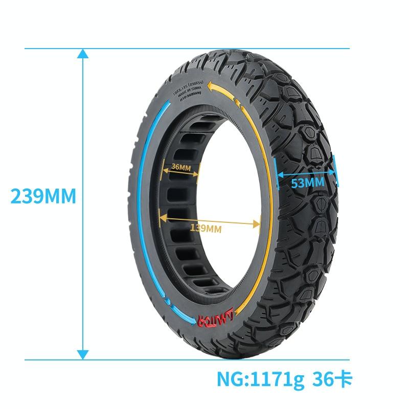 36 Card 10X2.125 10 Inch Modified Solid Tire For Scooter - 250X54Mm Colourful-1964932209987162117