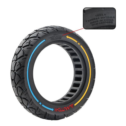 Electric Scooter Tire - 10X2.5 45 Card 250X64 60 / 70-6.5 Universal Solid Colourful-1964932231369723907