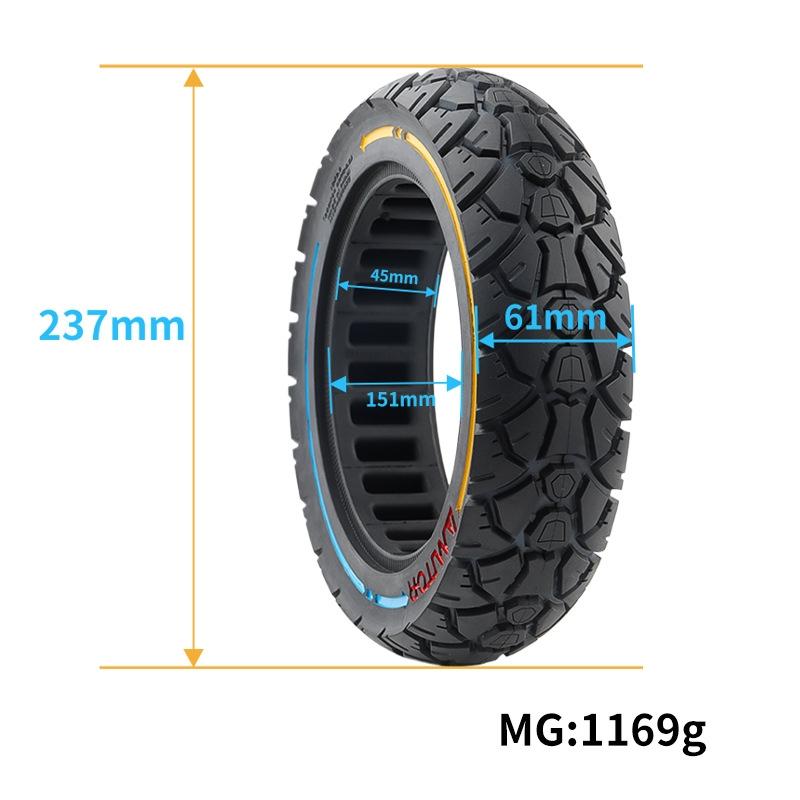 Electric Scooter Tire - 10X2.5 45 Card 250X64 60 / 70-6.5 Universal Solid Colourful-1964932231369723908