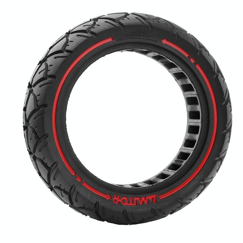 Universal Off-Road Scooter Tire - 10 X 2.7-2.75 53.5 255-70 Or 70 / 65-6.5 - Red Line-1964932203016228865