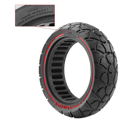 Electric Scooter Tire - 10X3 53.5 Card 255X80 & 80 / 65-6.5 Universal Off-Road Red-1964932182485110788