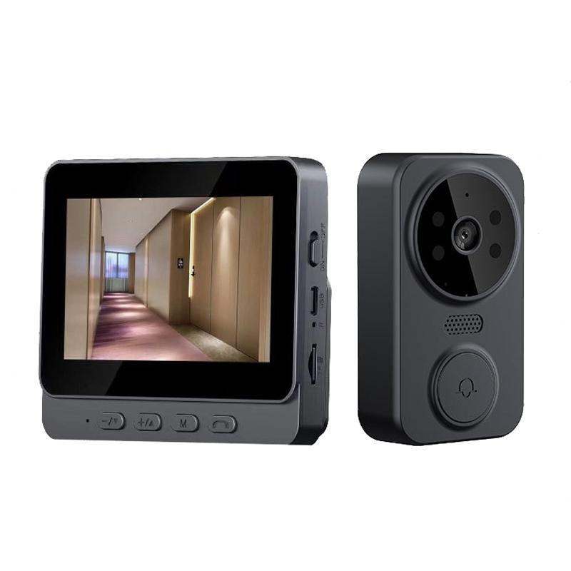 2.4G Wireless Doorbell With 4.3 Ips Screen And Night Vision Camera-1922443442093428745