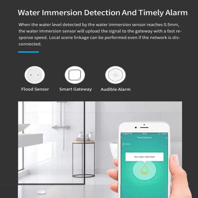 Smart Water Leak Detector With Zigbee & Wifi-1915197521664282627