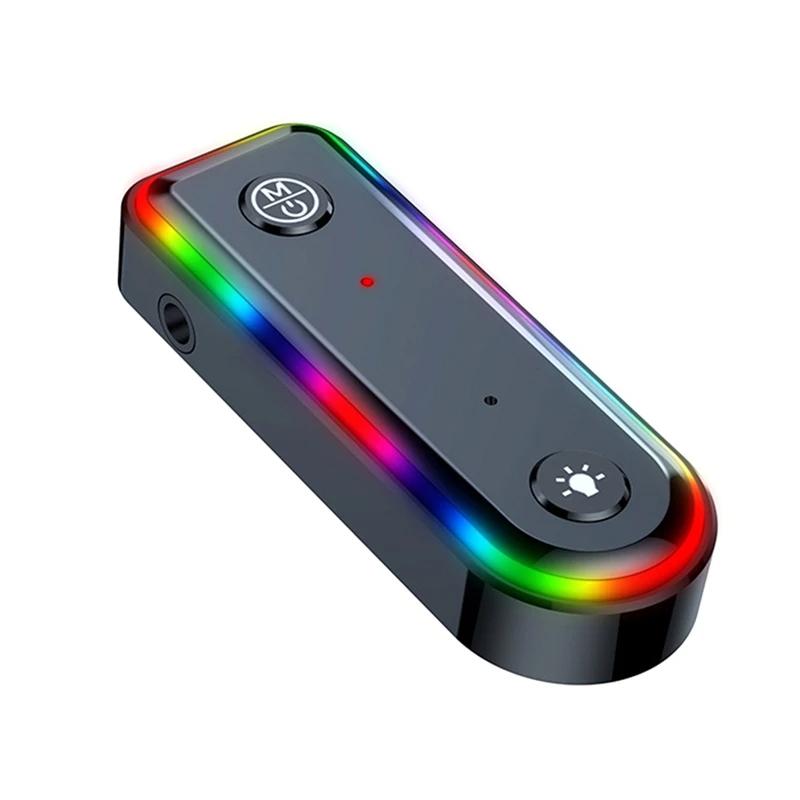 Bluetooth Audio Receiver With Rgb Light And Car Launcher-1915198237292236801