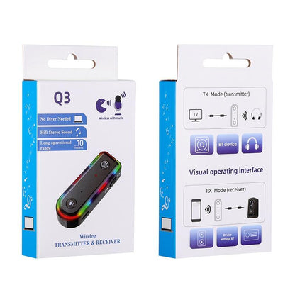 Bluetooth Audio Receiver With Rgb Light And Car Launcher-1915198237292236809