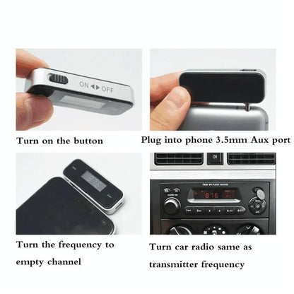 Mini Wireless Car Mp3 Player With 3.5Mm Audio Transmitter-1915198082421755908