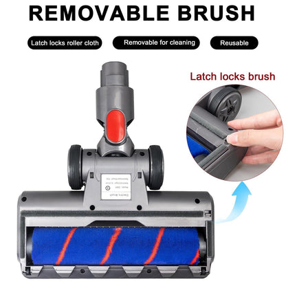 Soft Bristle Roller Brush With Light For Dyson Vacuum Cleaners-1915197687045689346