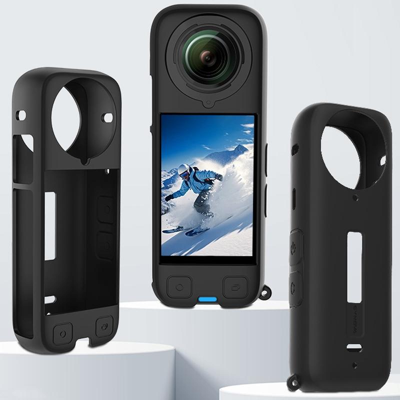 Black Silicone Case For Insta360 X4 Ox4-Jst-Cy Body-1915196819126751233