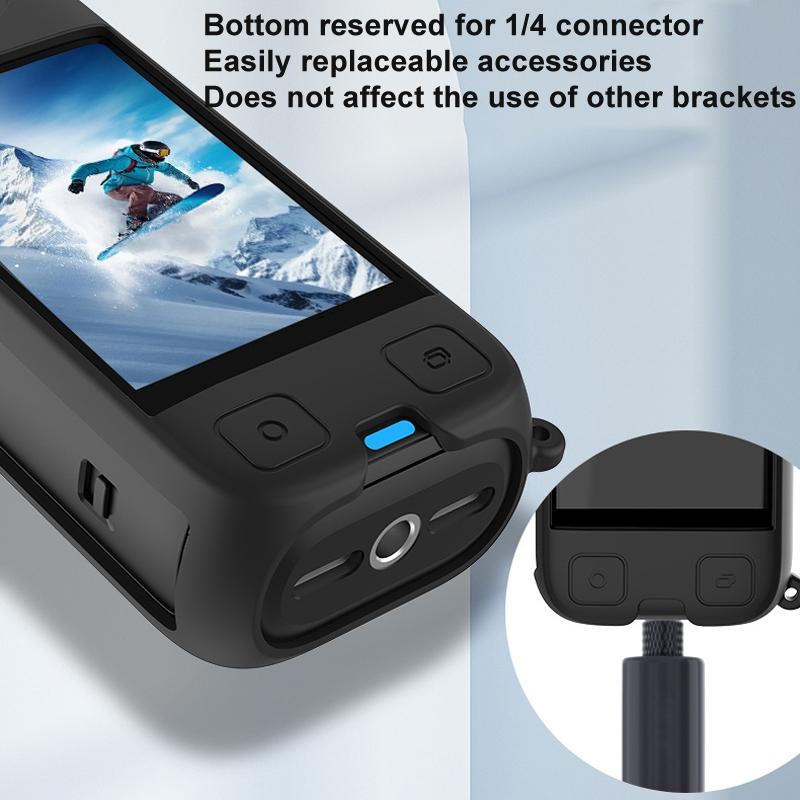 Black Silicone Case For Insta360 X4 Ox4-Jst-Cy Body-1915196819126751237