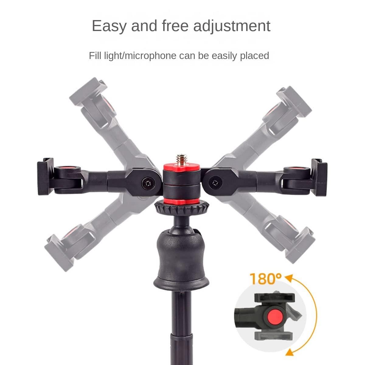 Universal Dual Cold Shoe Mount For Camera And Phone-1915197922933346307