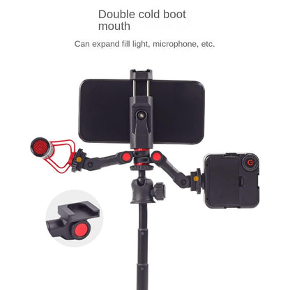 Universal Dual Cold Shoe Mount For Camera And Phone-1915197922933346309