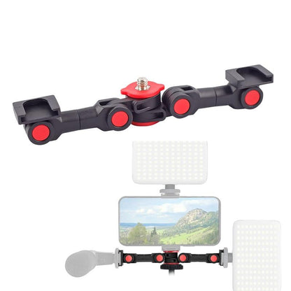 Universal Dual Cold Shoe Mount For Camera And Phone-1915197922933346311
