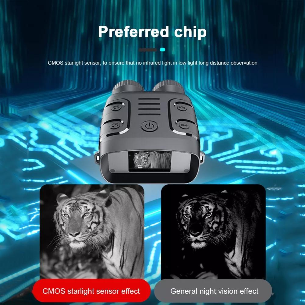 1080P Hd Binocular With Infrared Night Vision 2.4 Screen 5X Zoom-1922443457855623173