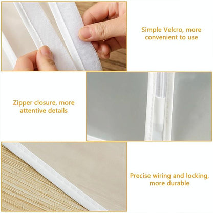 Waterproof Hanging Storage Bag For Dustproof Organization - White-1915196862512631810