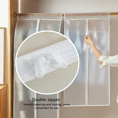 Waterproof Hanging Storage Bag For Dustproof Organization - White-1915196645293821956