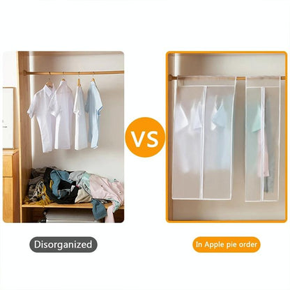 Waterproof Hanging Storage Bag For Dustproof Organization - White-1915196645293821957