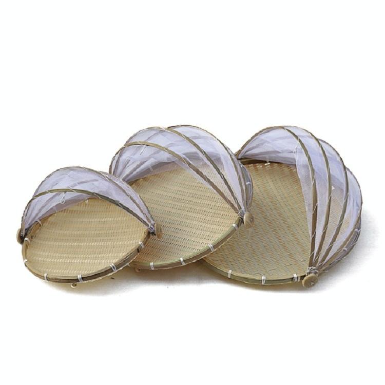 Medium Round Bamboo Woven Dustpan Basket For Household Storage - Primary Colour 36Cm-1915198138671566852