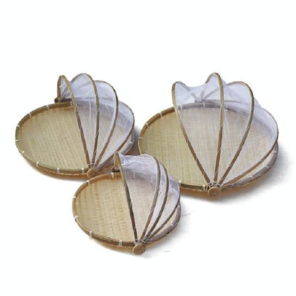 Medium Round Bamboo Woven Dustpan Basket For Household Storage - Primary Colour 36Cm-1915198138671566853