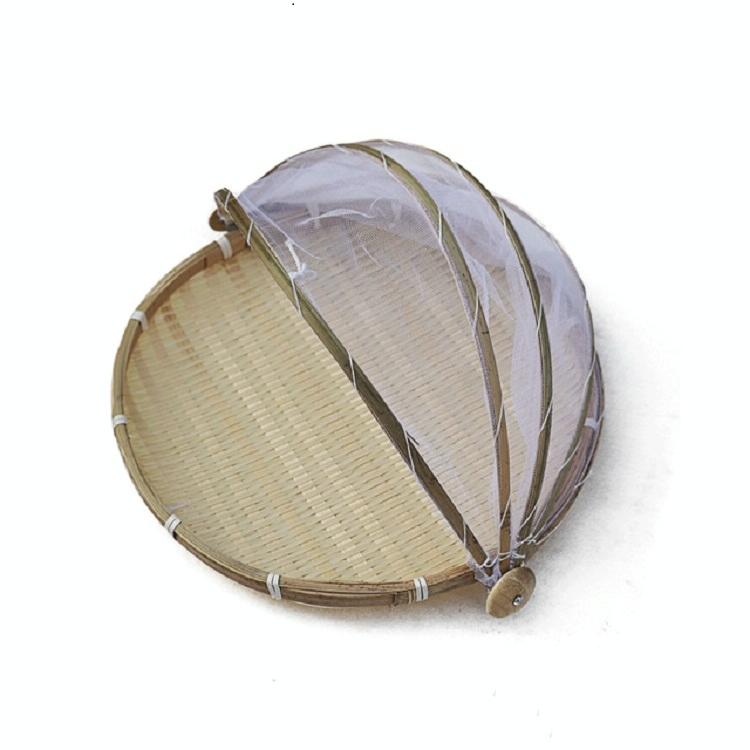 Small Round Bamboo Woven Dustpan Basket For Household Storage - 30Cm-1915197987726954502