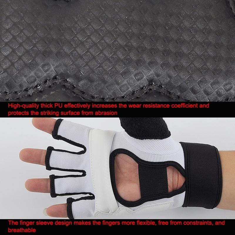 Adult Half-Finger Sandbag Training Gloves For Fitness And Sparring - Xs-1915198348332240901