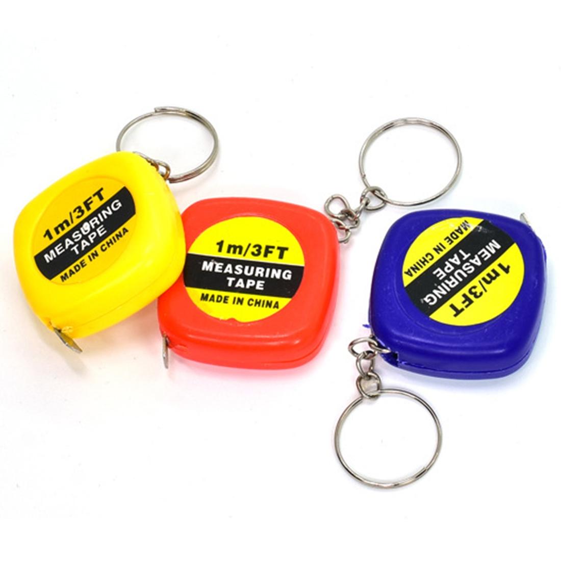 Compact Square Tape Measure Keychain - Set Of 4-1915196949108232195