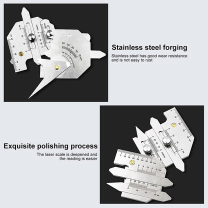 Stainless Steel Welding Inspection Ruler - Hjc40-1915198084074311689