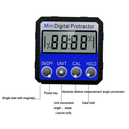 Digital Display Inclinometer With Strong Magnetic Adsorption And Multi-Angle Flip-1964932271534379012