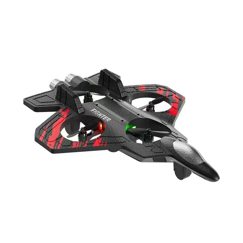 Global Hit K500Max Toy RC Drone - Hand Launch / One-Key Takeoff, 360° Stunt Flips. Equipped with a multi-function remote controller for easy control, featuring headless mode, stable hovering, adjustable speed settings, and cool colorful LED lights. Delive