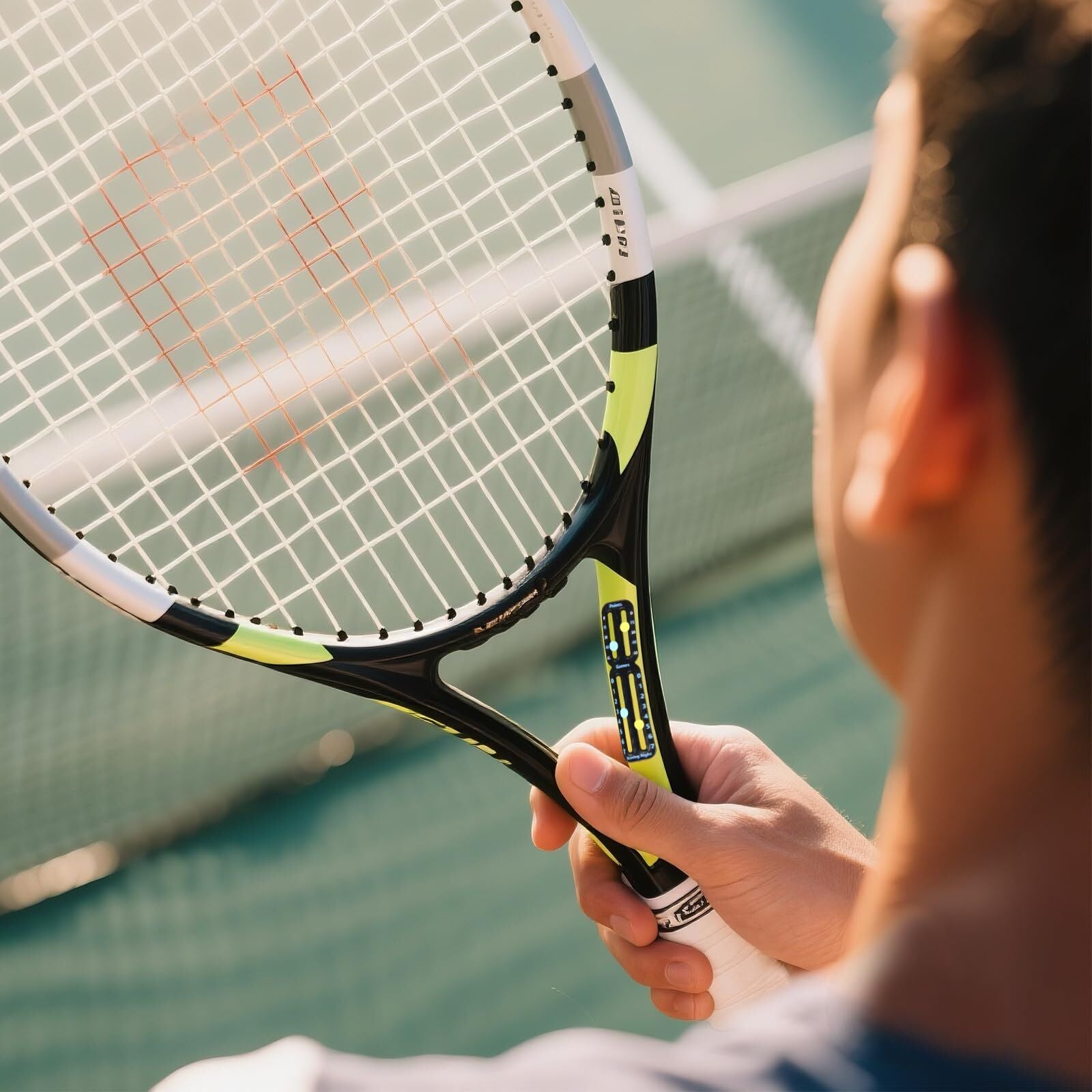 Tennis Racket Scorekeeper 2-Pack in Black – Dual Portable Score Trackers for Points, Games & Sets | Other Colours Available In-Store