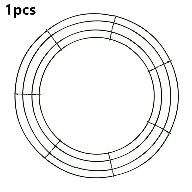 Metal Wreath Round Iron Ring For Christmas